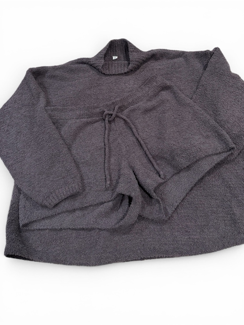 Uniqlo‎ Charcoal Plush Sherpa texture Lounge set